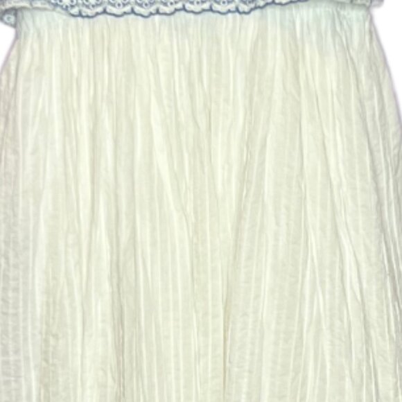 The Pyramid Collection Maxi Sun Dress Blue/White Sz L - Picture 8 of 10